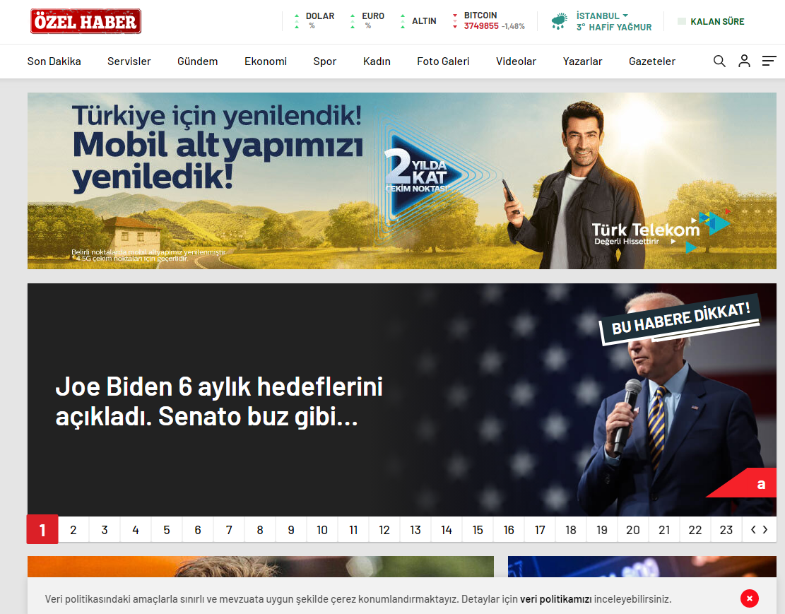 Haber Sitesi Teması